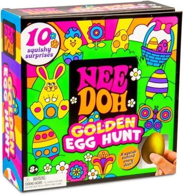 NeeDoh Golden Egg Hunt - Sensory Squeeze Toy Squishy Toy Set Easter Fidget Toy