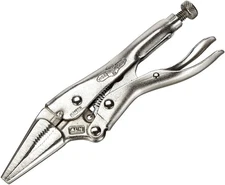 VISE-GRIP Original Locking Pliers, Long Nose, 4-Inch (1602L3), 100Mm