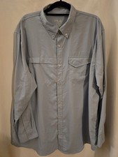Huk 3XL Performance Fishing Shirt Light Blue Long Sleeve UPF Vented NEW