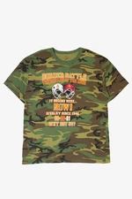 Recycled "Border Battle Rivalry Of The Ages" Football Camoflauge T-Shirt