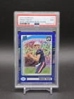 2024 Panini Donruss Rated Rookie Drake Maye Optic Preview Blue Scope Prizm PSA 9