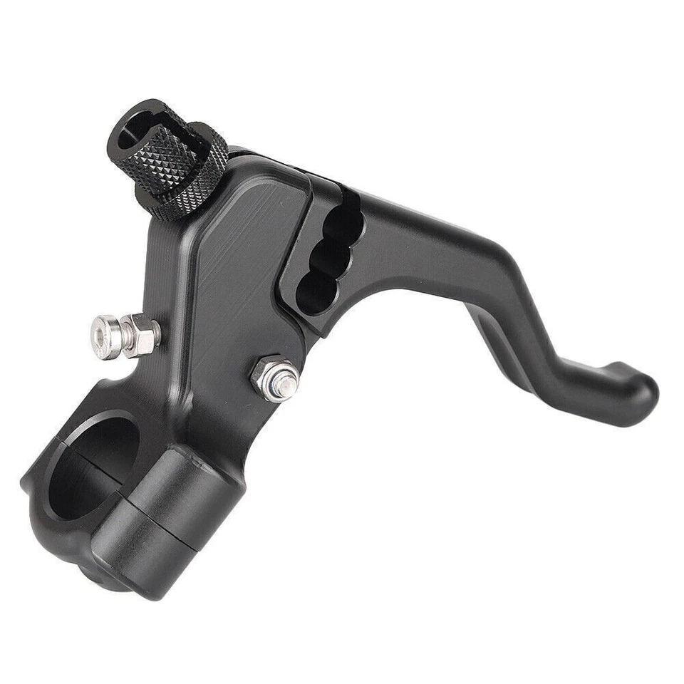 Aluminum Anodize Motorcycle Performance Cable Clutch Stunt Lever Perch Black - Image 4 of 4