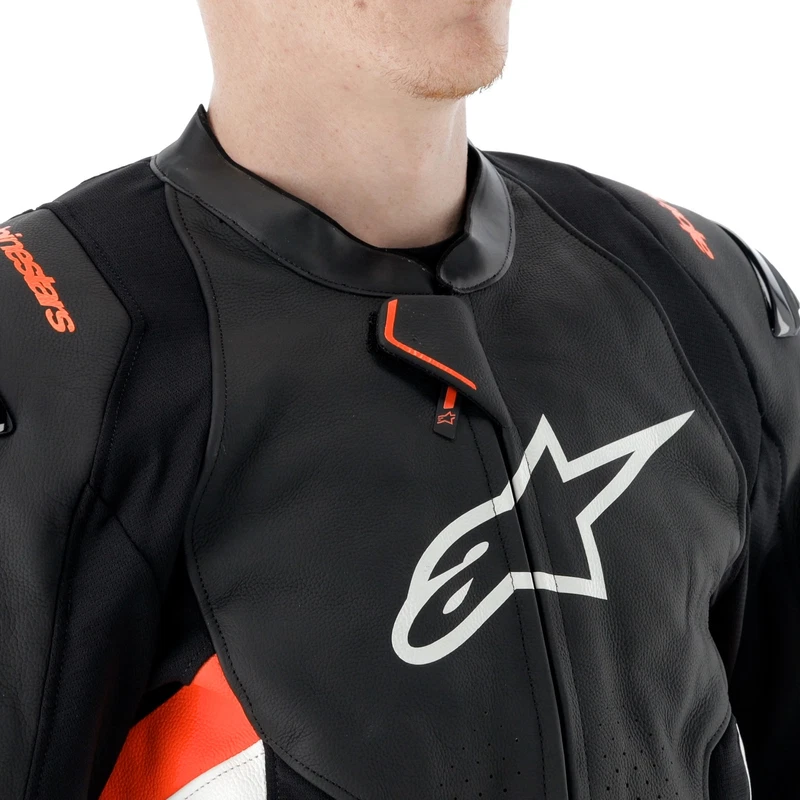 Alpinestars Missile V3 Leather Black White Red Fluo, photo 12 of 14