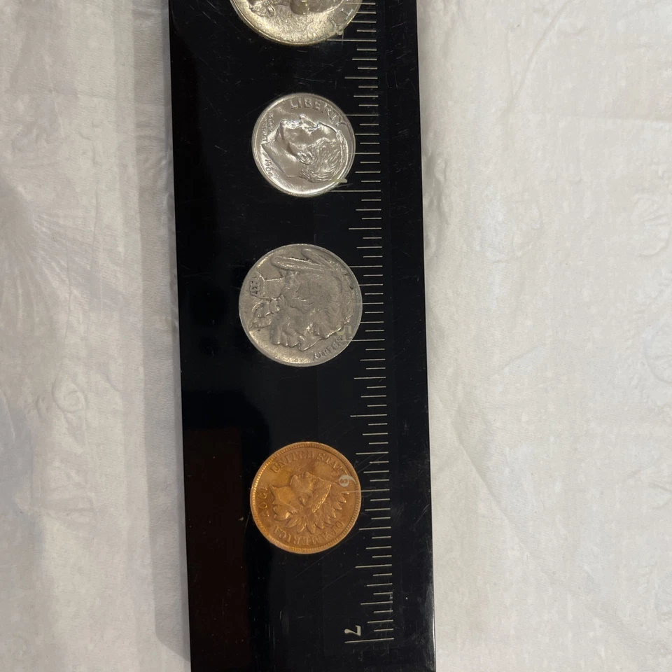 1964 SILVER MINT SET  5 COINS UNIQUE HOLDER - Image 3 of 4
