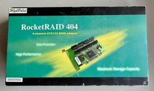 New HighPoint RocketRAID 404 4 Channel PCI IDE RAID PCI Controller