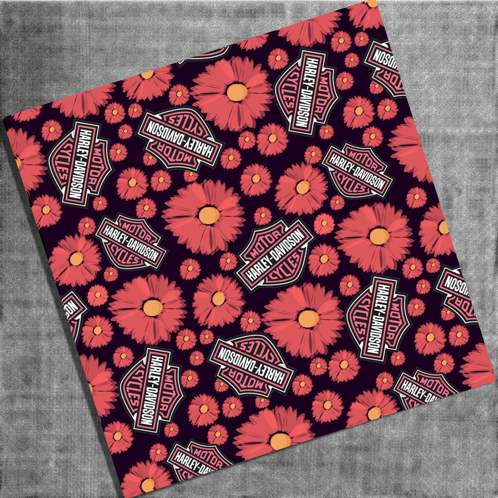 black and pink harley davidson