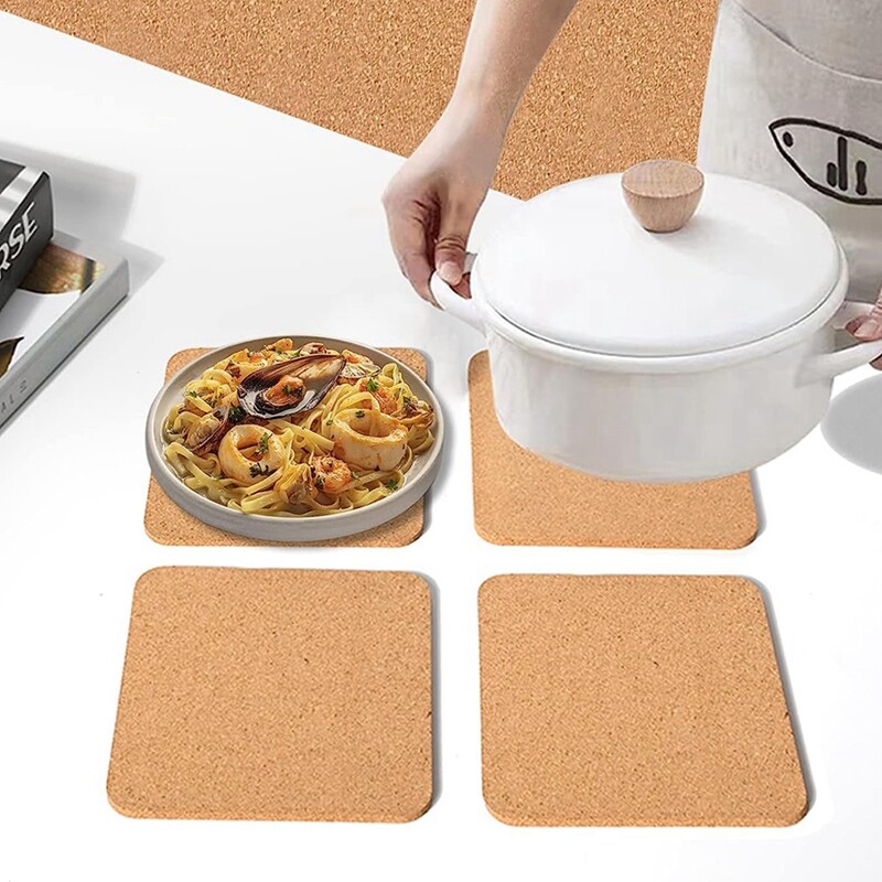 Cork Coaster Cork Pad for Hot Dishes, 8 Inch Heat Resistant H9L81372 eBay