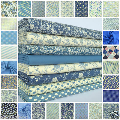 Ambrose Mini flower 100/% cotton fabric sold per fat quarter half metre or metre