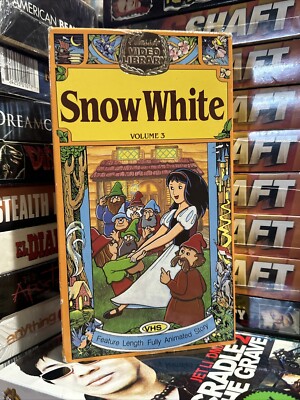 SNOW WHITE Classic Video Library VHS Tape 1987 Nippon Animation Anime 1989 GTK