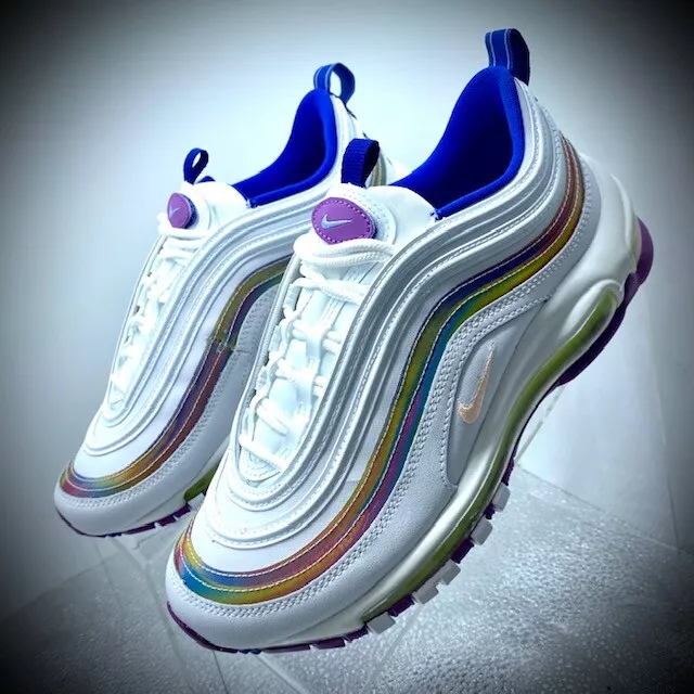 Nike Air Max 97 White Iridescent Stripes (Women's)