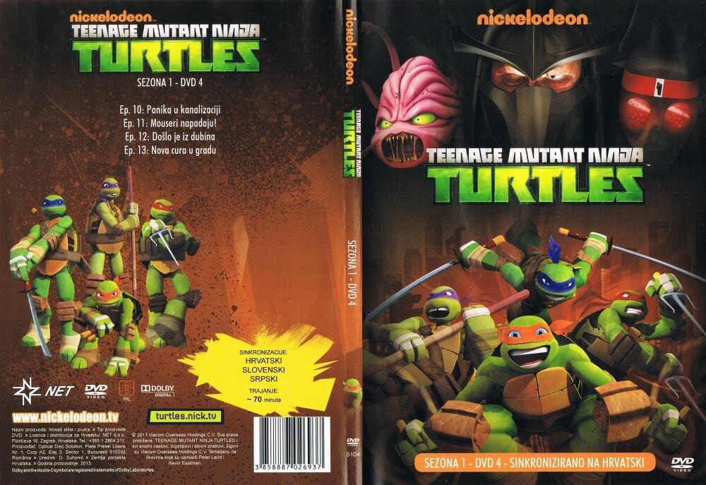 4 TEENAGE MUTANT NINJA TURTLES (2012-2017) ANIMATION SERIES
