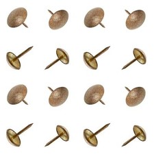 Upholstery Nails - Old Spotted Gold - Low Dome Premium Tacks - Made in Germany