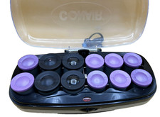 Hot Rollers Conair Jumbo CHV14JXR Extreme Heat Super Rollers Purple Tested/works