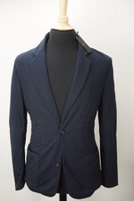 Giorgio Armani Black Label Navy Blue Cashmere Blend Sport Coat Jacket Sz 48 NEW