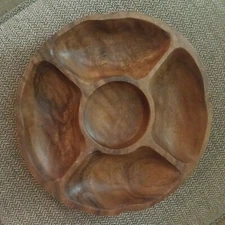 Mountainwoods Chip and Dip Tray, Acacia Wood