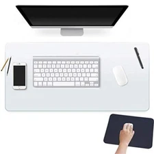 Clear Desk Pad Blotter on Top of Desks Office Table Protector Laptop Computer...