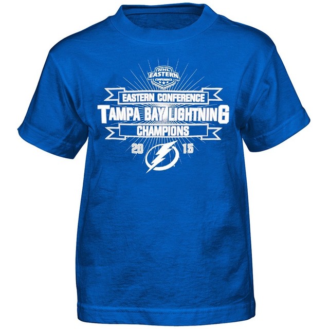 Tampa Bay Lightning NHL Eastern Conference 2015 Youth Blue TShirt eBay