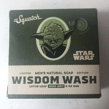 Dr Squatch Wisdom Wash Star Wars Yoda Inspired Limited Edition Bar Soap 5oz