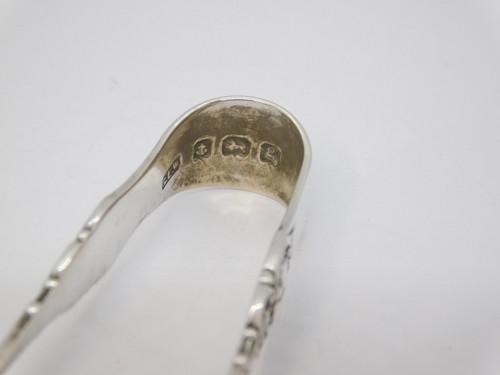 Edwardian Sterling Silver Small Bird Claw Sugar Nips Antique 1906 Birmingham - 第 3/3 張圖片