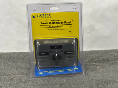 Blue Sea Systems 230V AC Power Distribution Selector Switch OFF + 2 Positions