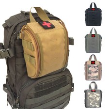 Tactical Molle Medical Pouch Military Rip-away First Aid Kit IFAK EMT Pouch Bag