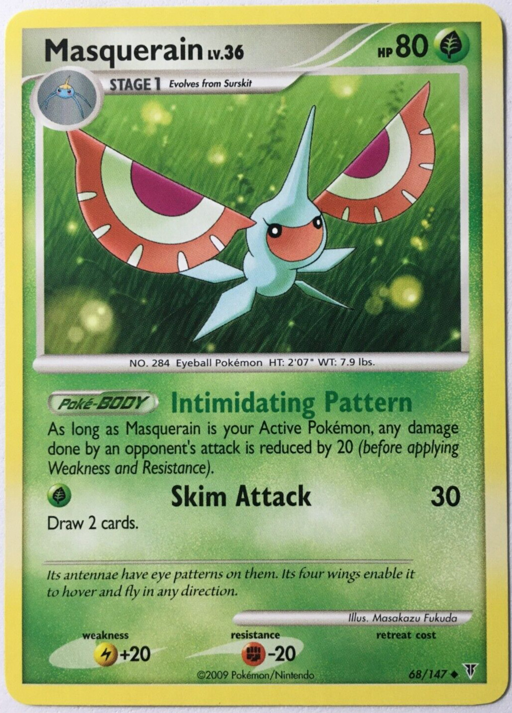 POKEMON MASQUERAIN LV.36 68/147 SUPREME VICTORS UNCOMMON NEAR MINT