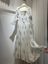 Women Doen Floral Half Sleeve Fit & Flare Midi Dress