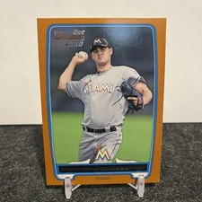 2012 Bowman Draft Picks & Prospects Justin Jackson BDPP148 Orange /250 Marlins