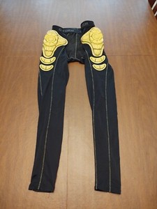 G-Form Men’s S Thermal Compression Pants Padded Tights Extreme Impact Protection