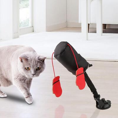 Katzenboxsack Spielzeug Katzenspielzeug interaktiv, tragbar, Katzenteaser, mit Handschuhen, Mini