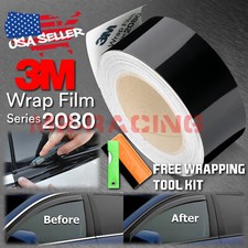 3m 2080 Black Vinyl Wrap Kit For Blackout Chrome Delete1 Window Trim Door Trim