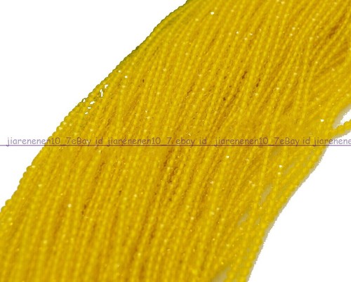 Wholesale 10 Strands 2mm Natural Yellow Topaz Gems Faceted Round Loose Beads 15" - Picture 10 of 12