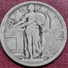 1917 Standing Liberty Quarter Type 1 25c Circulated #80402