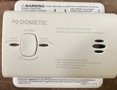 2 Pack Dometic Kidde Carbon Monoxide Alarm NOS RV TRAILER  Battery Powered