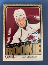 2009-10 O-Pee-Chee Marquee Rookie MATT HENDRICKS RC Colorado Avalanche