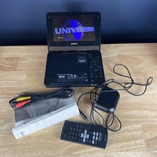 Sony DVP-FX730 Portable DVD Player 7  w/ AC Adapters Remote -does Not Read Disc