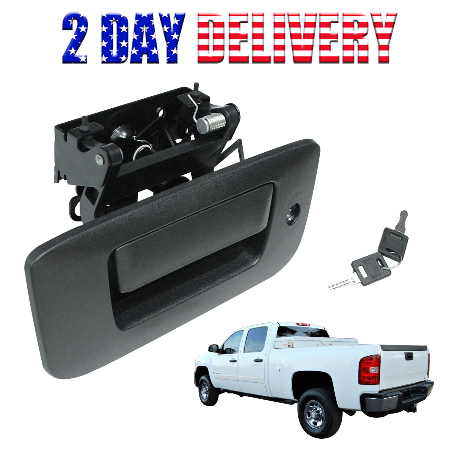 New Tailgate Handle Lock Kit 22755305 Fits Grelly USA
