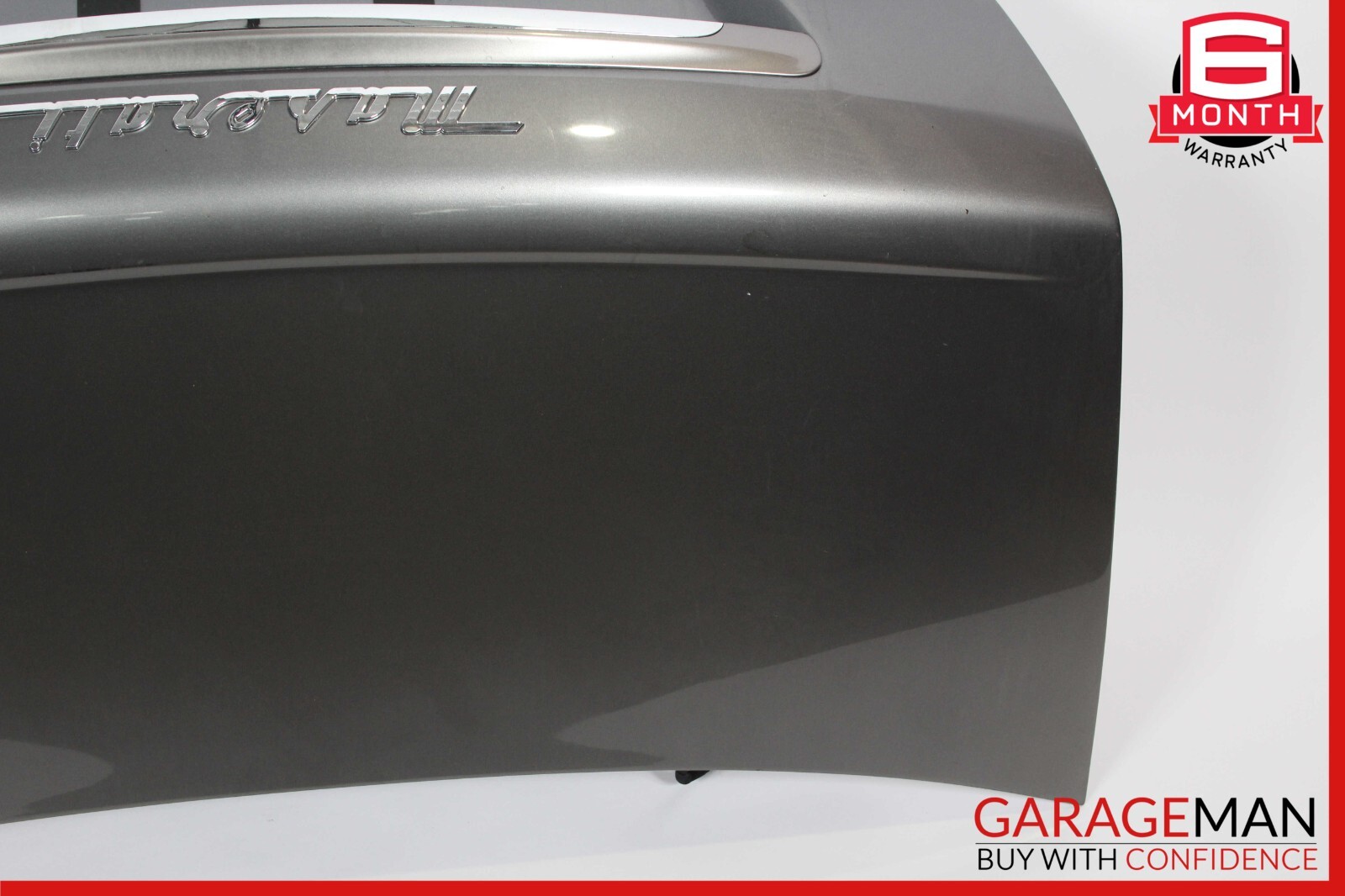03-13 Maserati Quattroporte M139 Rear Trunk Lid Deck Shell Panel Gray OEM