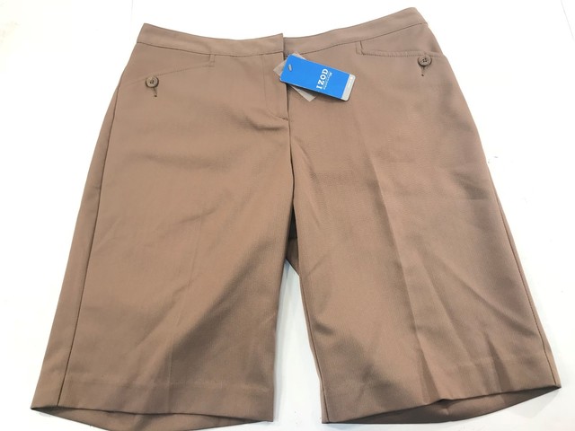 womens khaki golf shorts