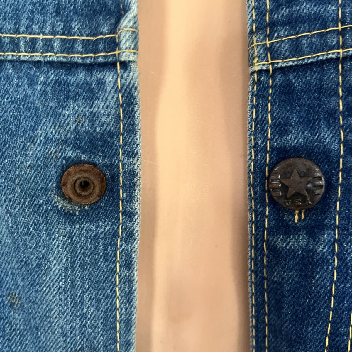 1960s Made In Japan Big John Selvedge Denim Jacket Type III 1960s Made In Japan Big John Selvedge Denim Jacket Type III