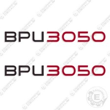 Fits Wacker Neuson BPU3050 Decal Kit Vibratory Plate - 7 YEAR OUTDOOR 3M VINYL!