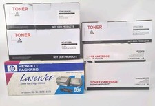 Lot de 6 Cartouches de Toner pour Imprimantes HP MFP Lexmark Original Compatible