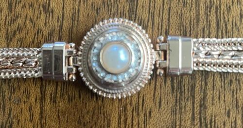 GINGER SNAP - Rose Gold Bracelet Includes Pearl Snap, Strand Toggle -Adjustable