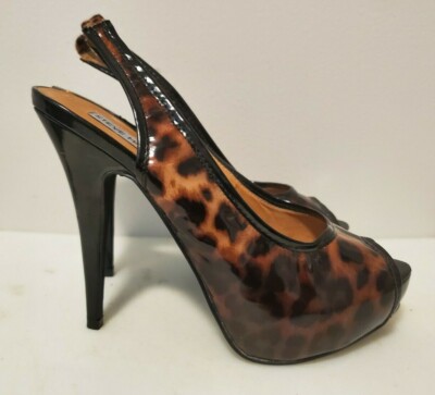 steve madden leopard high heels