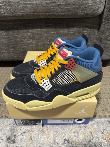 Size 9.5 - Jordan 4 Retro x Union LA Mid Off Noir Og Box FAST SHIPPING
