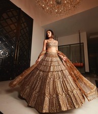 LEHENGA CHOLI INDIAN BOLLYWOOD WEDDING PARTY PAKISTANI WEAR READYMADE