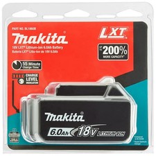 Makita BL1860B 18V LXT Lithium-Ion 6.0Ah Battery - SEALED 