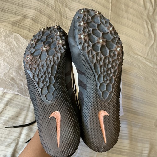 Nike Racing US Größe 11 schwarz Zoom Rival S Stollen Trainingsschuhe mit Spikes - Bild 12 von 13