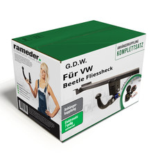 G.D.W. Anhängerkupplung abnehmbar & 7poliger E-Satz für VW Beetle Fliessheck 03-