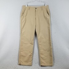 Under Armour Pants Mens 36x30 Khaki Match Play Golf Chino Stretch Performance